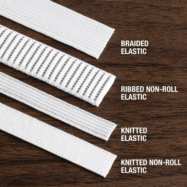 1 1/4" White Elastic - Various