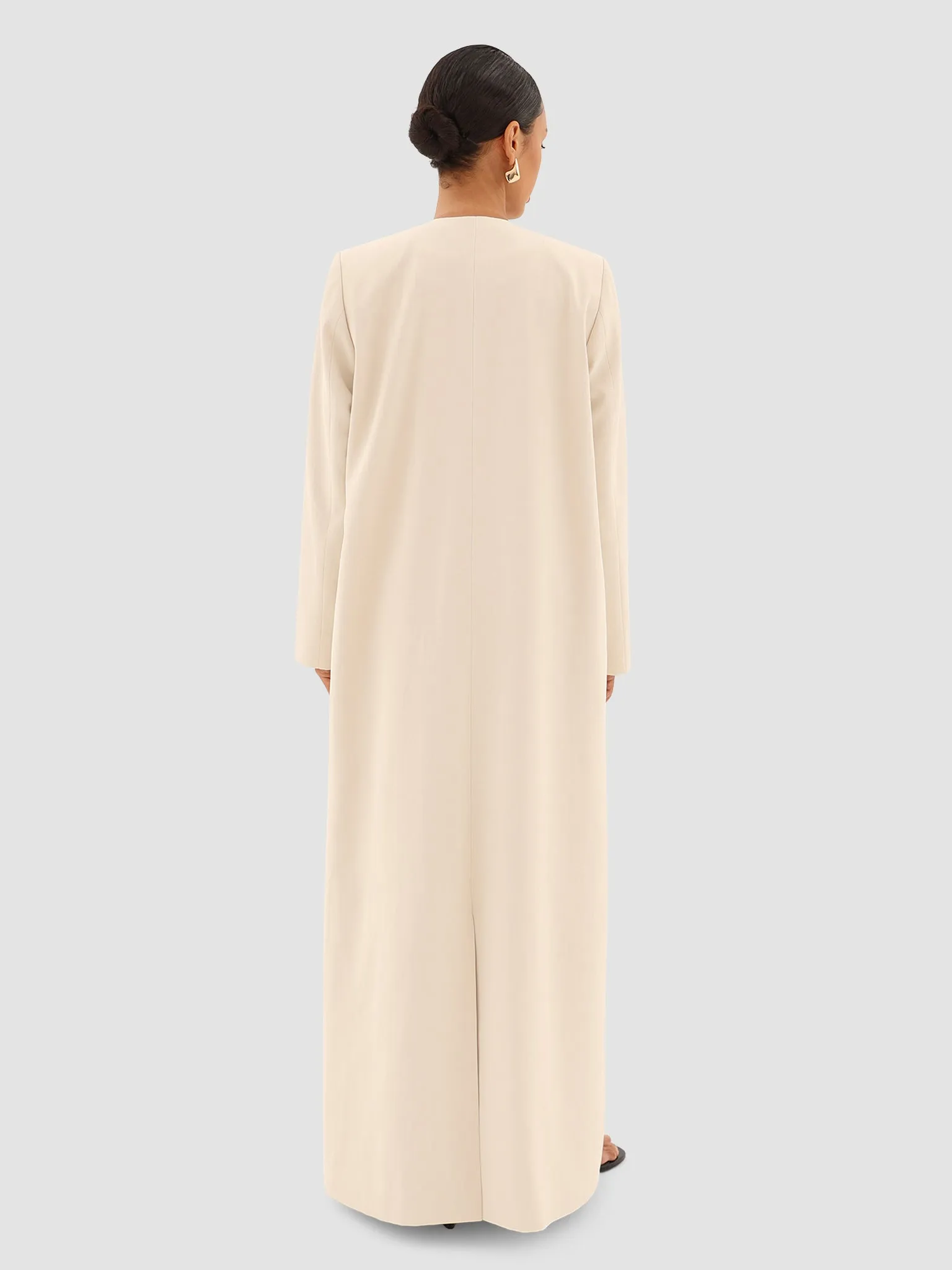 Almaha Long Jacket - Soft Yellow