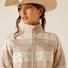ARIAT WOMENS NEW TEAM SOFT SHELL JACKET SAHARA