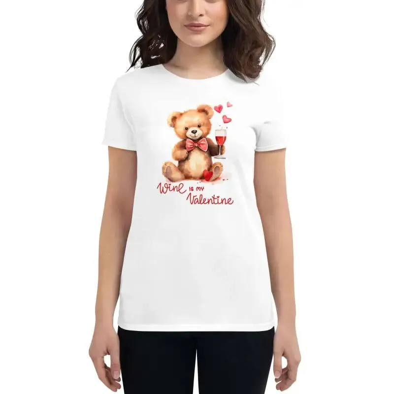 Bear-y Cute Tee for Wine Lovers This Valentine’s Night