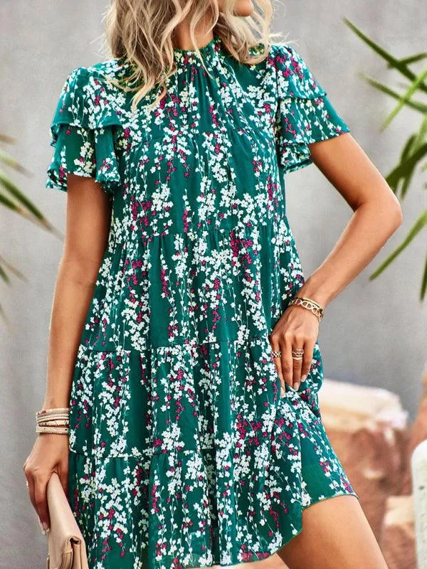 Bohemian Blossom Floral Dress