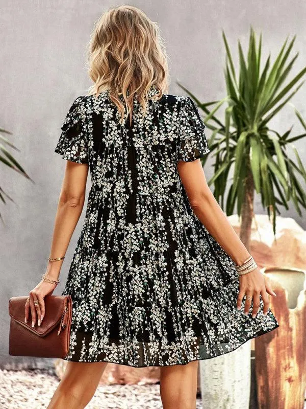 Bohemian Blossom Floral Dress