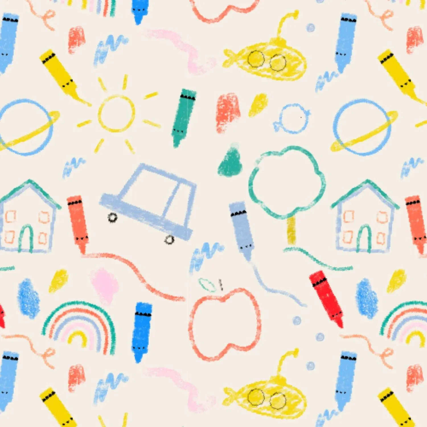 Doodle pop pajama set