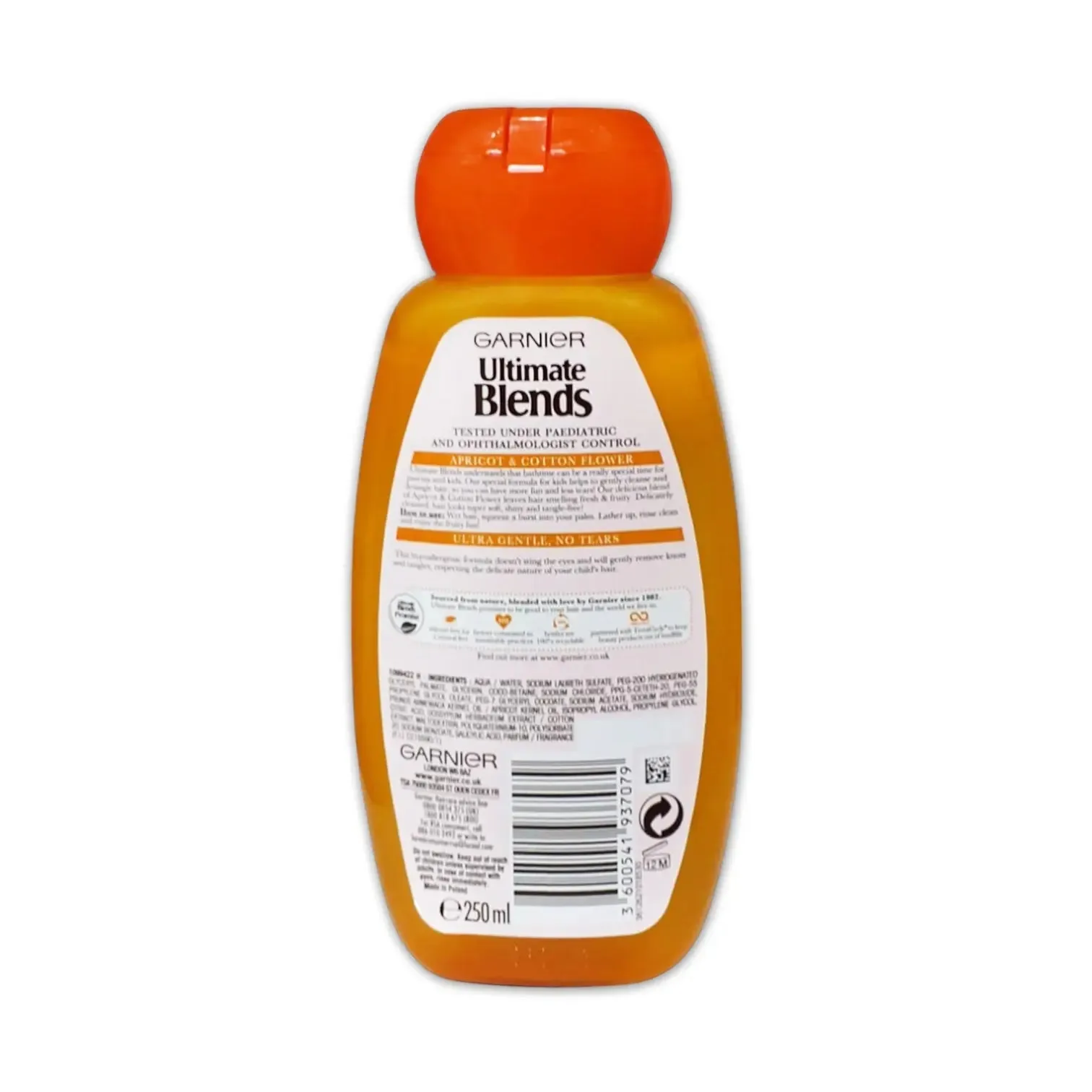 Garnier Ultimate Blends Kids 2in1 Shampoo 250ml