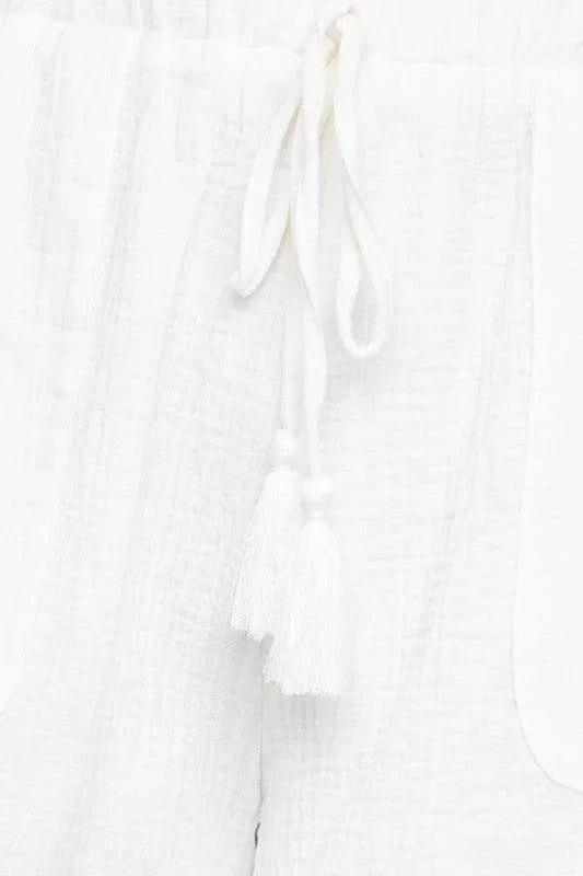 Gilli | Flare Double Gauze Shorts