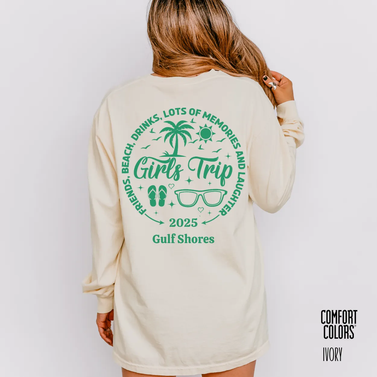 Girls Trip Personalized Long Sleeve T-Shirt