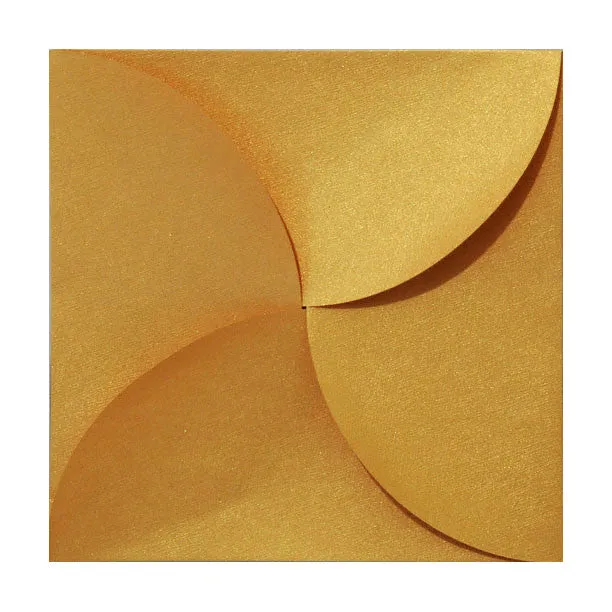 Gold Pouchette Petal Envelopes