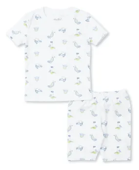 Kissy Kissy Boys 18 Holes Golf Print Snug Fit Pajamas Set - Blue