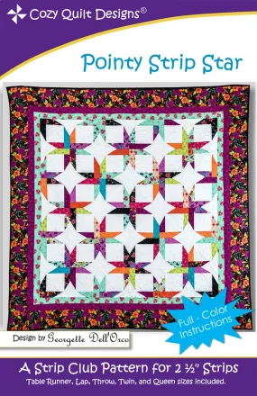 Pointy Strip Star - Cozy Quilt Designs