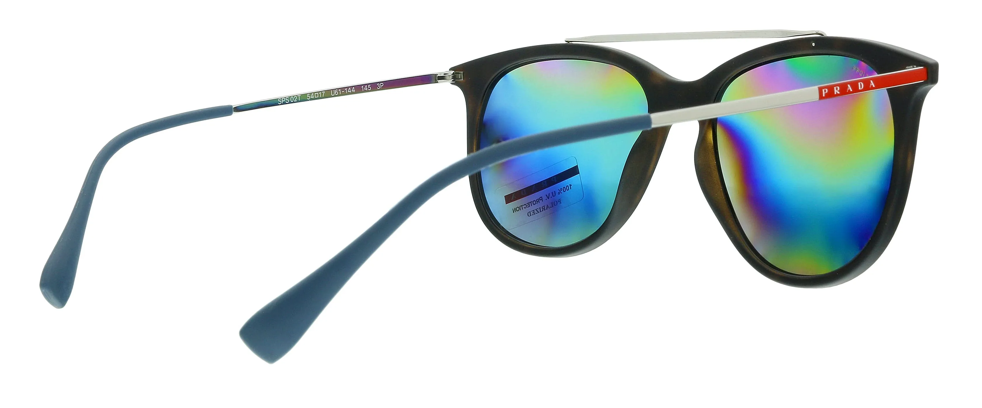 Prada  0PS 02TS U61144 Lifestyle Brown Round Sunglasses