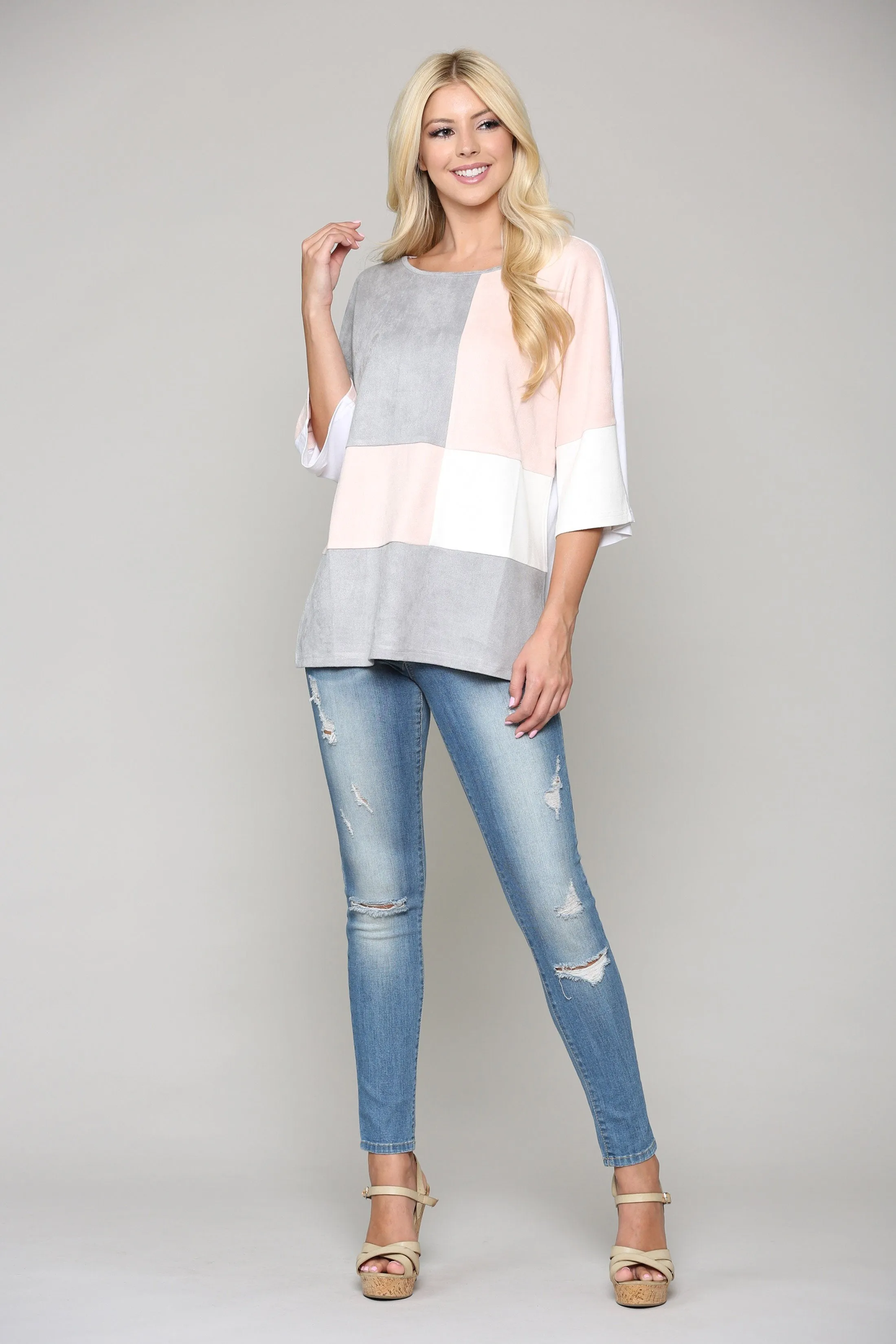 Pre-Order Abigail Color-Blocked Top