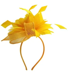 Sunflower Looped Flower Hairband Fascinator