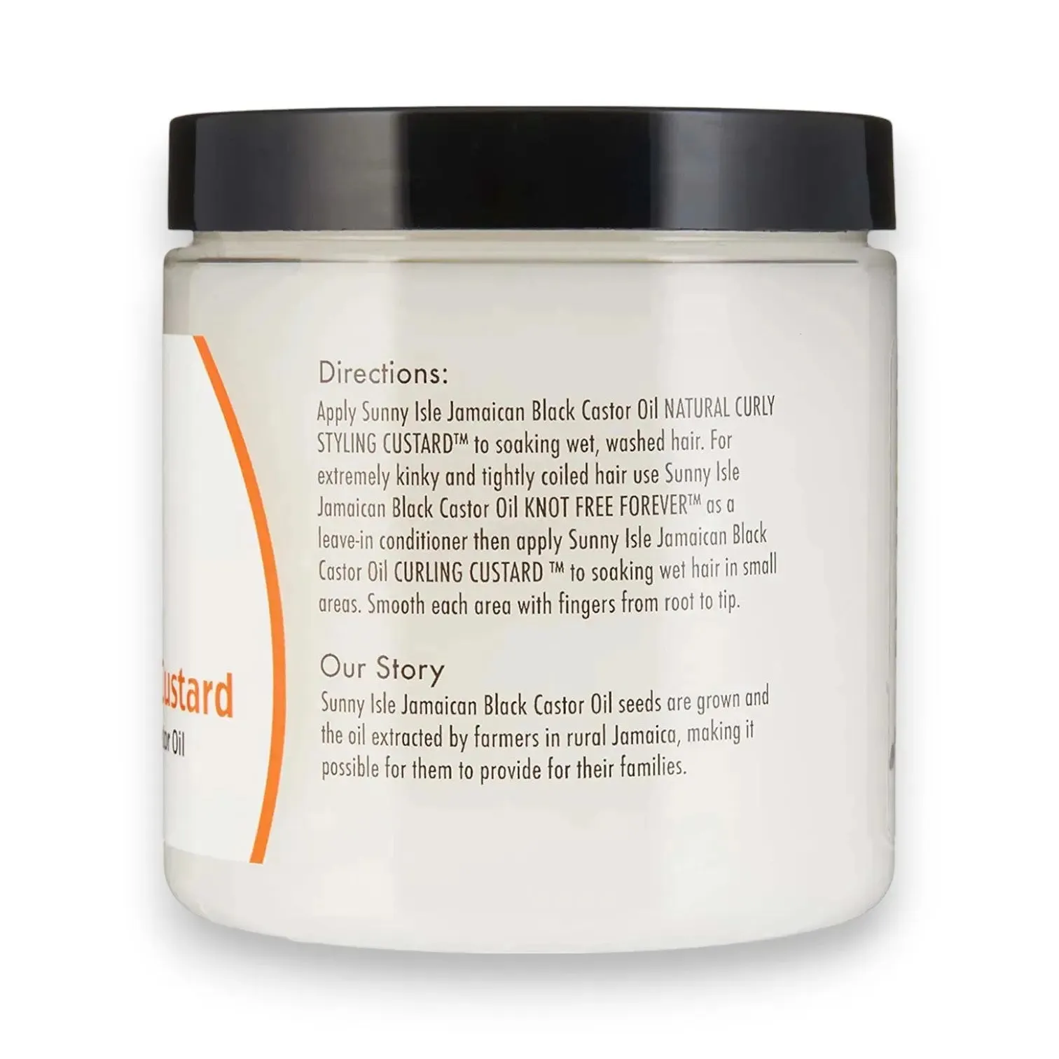 Sunny Isle Jamaican Castor Oil Curly Styling Custard 236g