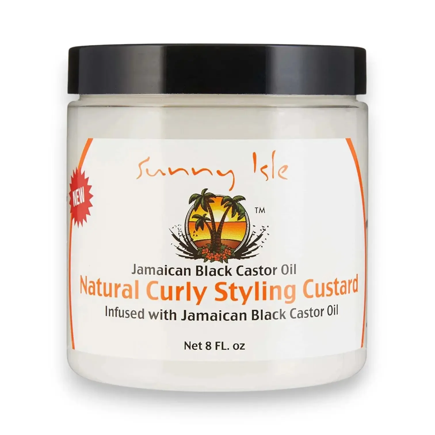 Sunny Isle Jamaican Castor Oil Curly Styling Custard 236g