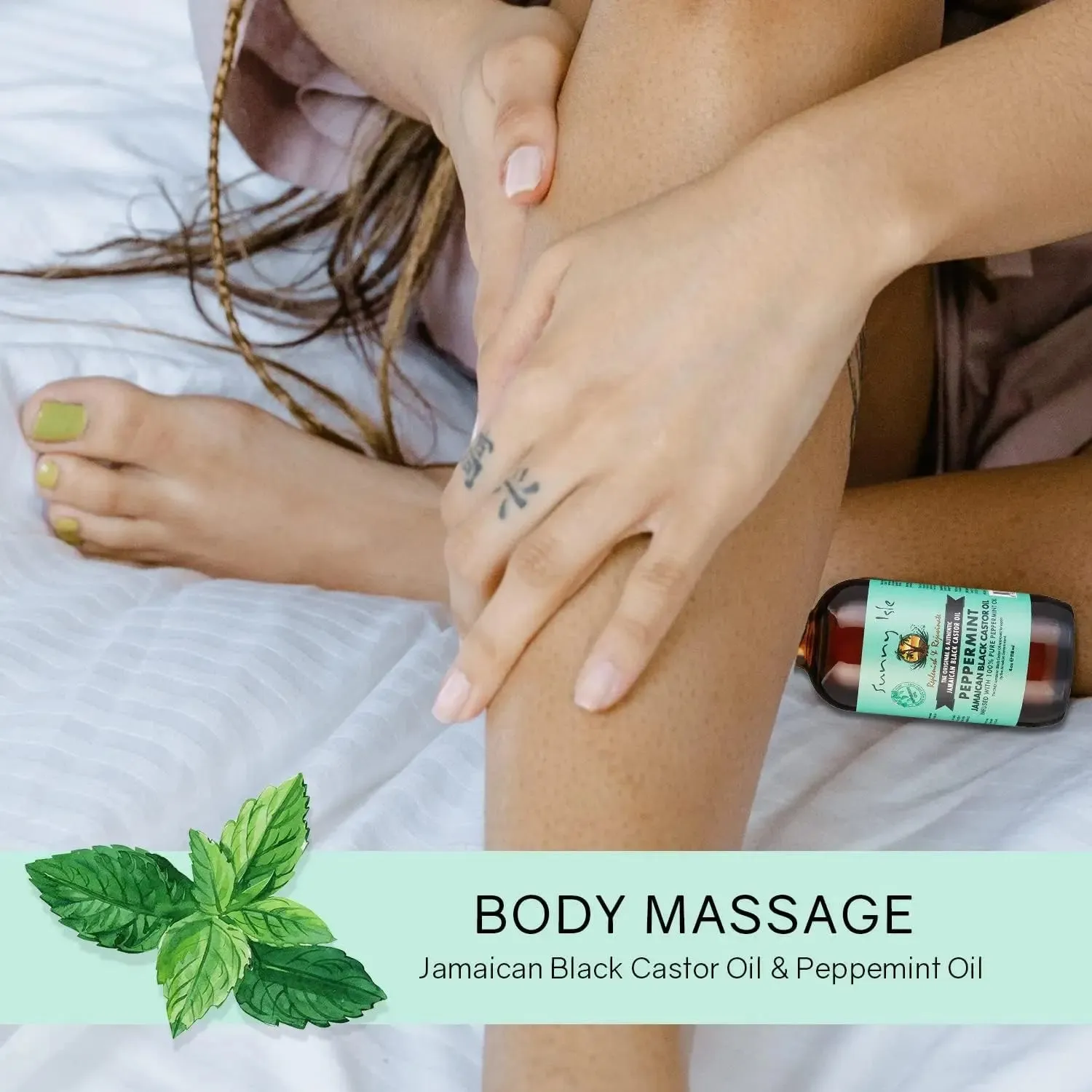 Sunny Isle Peppermint Jamaican Black Castor Oil 118ml