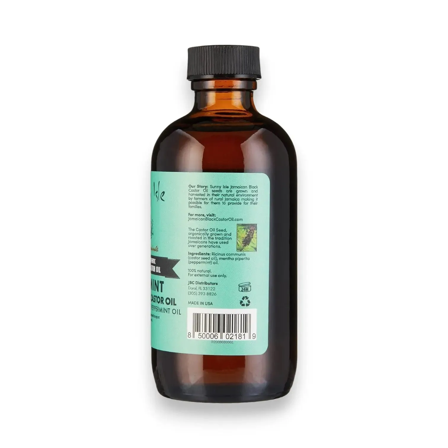 Sunny Isle Peppermint Jamaican Black Castor Oil 118ml
