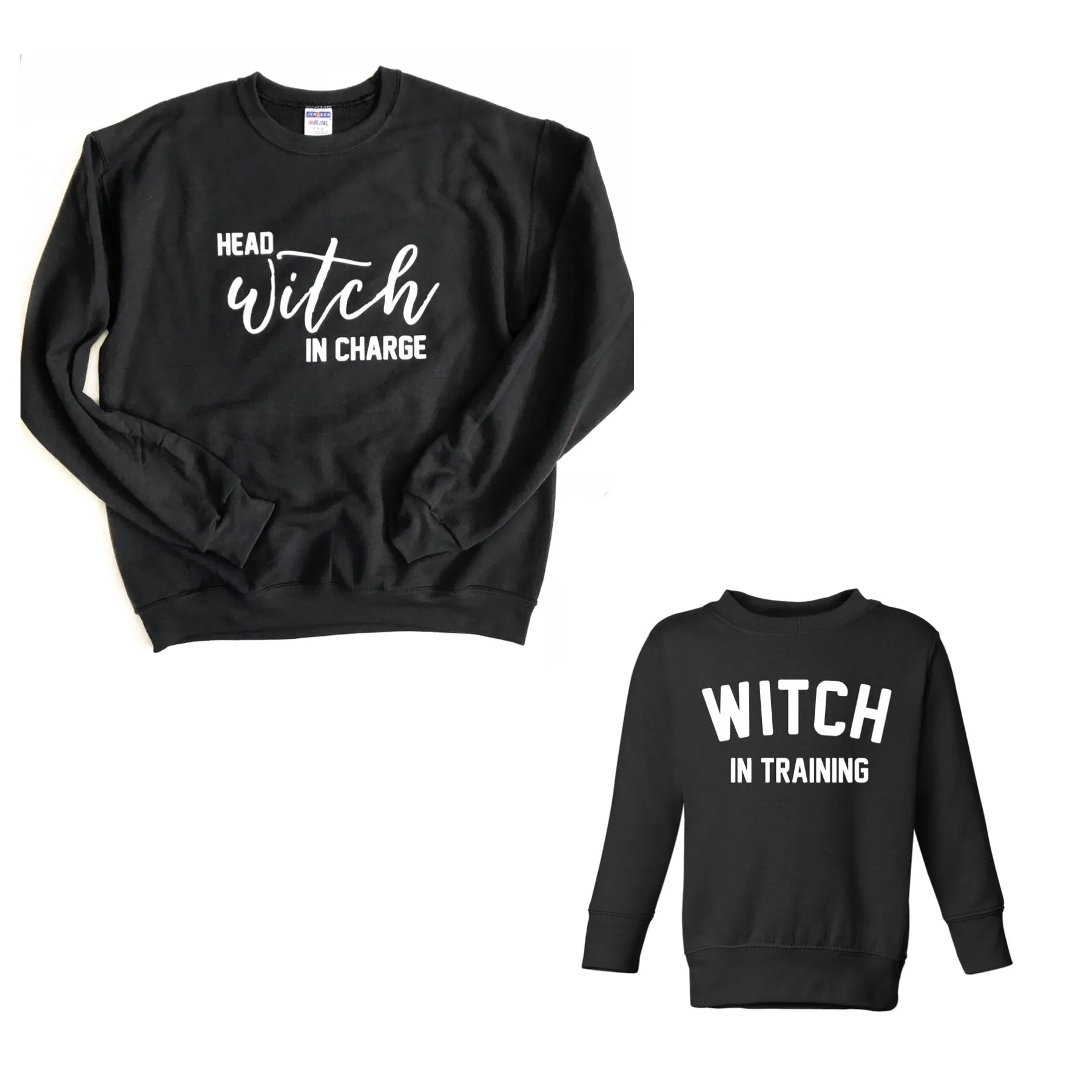 Witch in Training - Girl's Crewneck Pullover